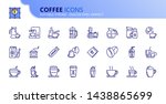 simple set of outline icons... | Shutterstock .eps vector #1438865699