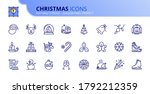 Outline Icons About Christmas....
