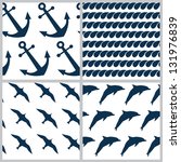Set Of Sea Patterns