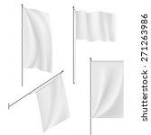 set of flags and banners... | Shutterstock . vector #271263986