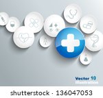 medical background | Shutterstock .eps vector #136047053