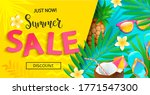 Bright Sale Banner For Summer...