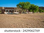 Small photo of Fort Davis drill ground, Fort Davis National Historic Site, Historic United States Army fort in Texas, USA