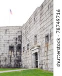 Small photo of Fort Knox stone walls and entrance