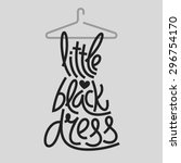 Little Black Dress Typography ...
