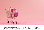 3d render shopping cart and... | Shutterstock . vector #1626732343