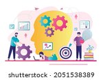 different business people... | Shutterstock .eps vector #2051538389