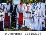 romanian traditional costumes... | Shutterstock . vector #138103139