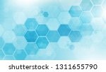 abstract hexagon or digital... | Shutterstock .eps vector #1311655790