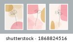 modern abstract line flower in... | Shutterstock .eps vector #1868824516