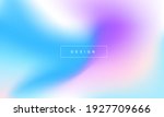 pastel abstract gradient... | Shutterstock .eps vector #1927709666