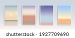 modern gradients summer  sunset ... | Shutterstock .eps vector #1927709690