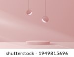 cosmetic pink background... | Shutterstock .eps vector #1949815696