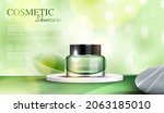 refreshing green tea cosmetics... | Shutterstock .eps vector #2063185010