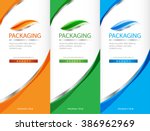 package template box design... | Shutterstock .eps vector #386962969