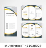 brochure template design vector | Shutterstock .eps vector #411038029