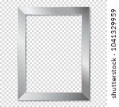 metal frame  isolated. | Shutterstock .eps vector #1041329959