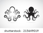 Vector Of An Octopus Design On...