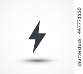 Flash Icon. Bolt Of Lightning...