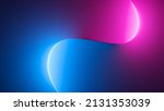 3d Render  Abstract Pink Blue...