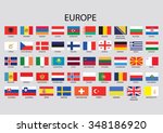 europe flag collection | Shutterstock . vector #348186920