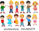 happy little kids collection... | Shutterstock .eps vector #331585079
