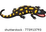 Cartoon Happy Salamander