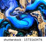 persian blue abstract ocean ... | Shutterstock . vector #1573163476