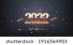 happy new year 2022 background. ... | Shutterstock .eps vector #1916564903