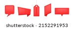 sale banners set. set of red... | Shutterstock .eps vector #2152291953