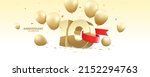 10th year anniversary... | Shutterstock .eps vector #2152294763