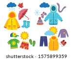 set of children's season... | Shutterstock .eps vector #1575899359