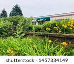 Small photo of New Hope, Minnesota - July 20, 2019: Exterior of the Waymouth Farms factory and corporate headquarters. This company produces Good Sense brand snacks and Salad Pizazz