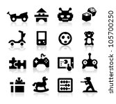 toy icons | Shutterstock .eps vector #105700250