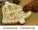 decorated christmas gingerbreads | Shutterstock . vector #1193224756
