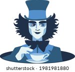 cartoon image of a hatter....