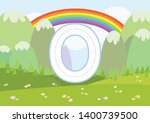 kindergarten tracing letters... | Shutterstock .eps vector #1400739500