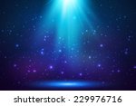 blue shining top magic vector... | Shutterstock .eps vector #229976716