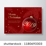 merry christmas abstract vector ... | Shutterstock .eps vector #1180693303