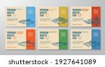 fish labels set. abstract... | Shutterstock .eps vector #1927641089
