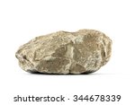 Rock  Stone  Isolated On White