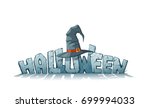 halloween holiday header with... | Shutterstock .eps vector #699994033