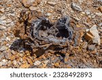 Small photo of Magnetite limonite iron ore specimen sample raw mineral