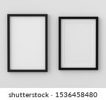 empty photo frame for mockup ... | Shutterstock . vector #1536458480