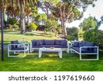 beautiful garden furniture | Shutterstock . vector #1197619660