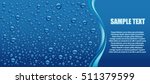 water drops on blue background... | Shutterstock .eps vector #511379599