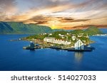 Norway: Alesund town sea view, Norwegian fjords landscape
