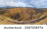 Aerial View Of Martha Mine At...