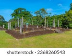 Small photo of Recumbent image house at the quadrangle of Polonnaruwa ruins, Sri Lanka.