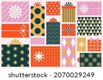 gift giving season banner. set... | Shutterstock .eps vector #2070029249